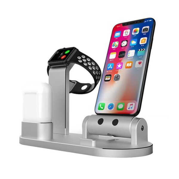 Kệ đỡ nhôm CNC Apple watch - iPhone - Airpod