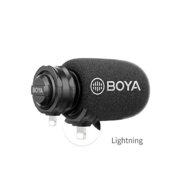 Mic thu âm iPhone iPad đầu Lightning BOYA BY-DM200 có MFi