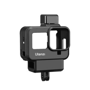 Khung Vlog GoPro 8 có khe gắn Adapter Mic LED Ulanzi G8-9