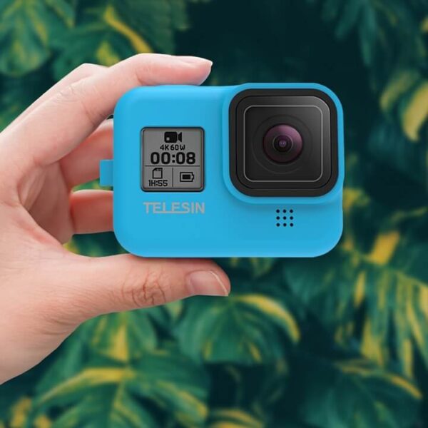 Ốp Silicone bảo vệ GoPro 8 Telesin chính hãng