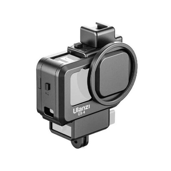 Khung GoPro 9 có khe gắn adapter Mic LED Ulanzi G9-4