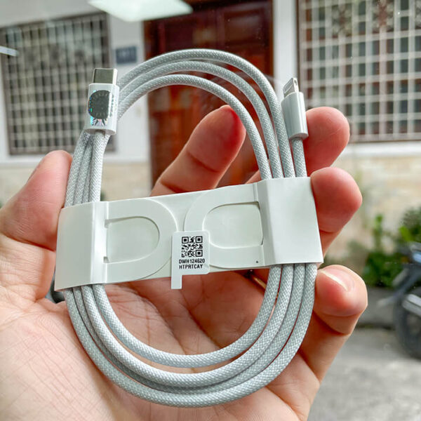 Dây sạc iPhone Type-C to Lightning bọc vải Apple