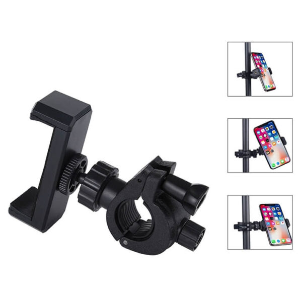 [454] Bộ kẹp gắn điện thoại và phụ kiện lên thân tripod Puluz - Metroshop