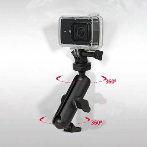 [615] Giá đỡ GoPro - Action Cam lên chân kính xe máy Motowolf - Metroshop