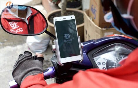 [606] Giá điện thoại gắn chân kính xe máy MOTOWOLF - Metroshop