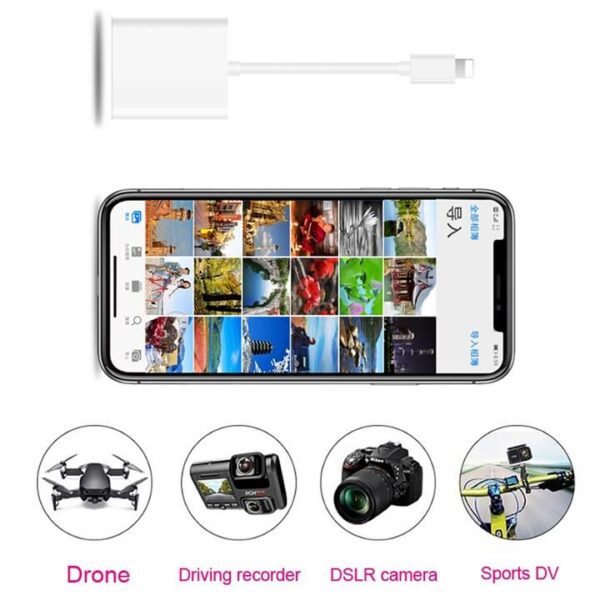 [552] Đầu đọc thẻ nhớ iPhone iPad Yesido ( SD / Micro SD ) GS11 - Metroshop