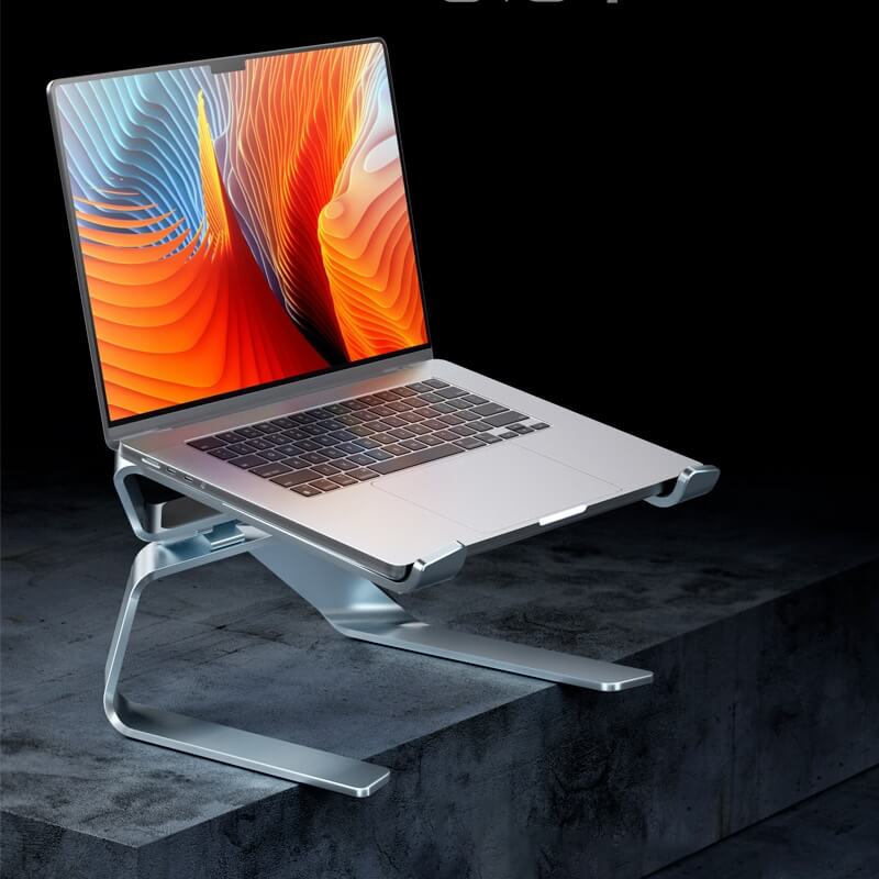 [622] Kệ đỡ Macbook - Laptop nhôm CNC Boneruy P69 - Metroshop
