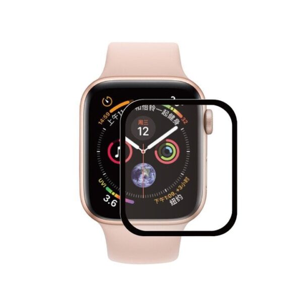 [106] Cường lực Apple Watch 44mm 40 mm Seri 4 FULL keo màn hình - Metroshop