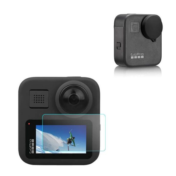 [445] Bộ phụ kiện bảo vệ GoPro Max ( Nắp + Cường lực ) - Metroshop