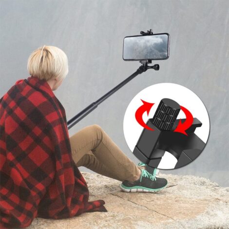 [234] Kẹp điện thoại gắn chân GoPro và Action cam Puluz - Metroshop