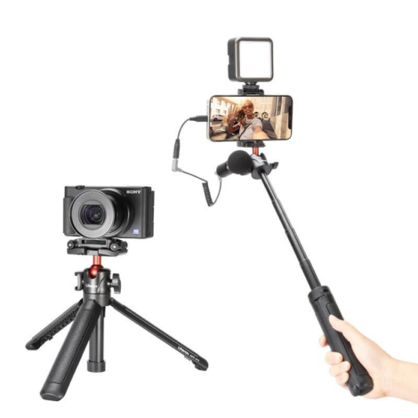 [627] Tay cầm quay video Vlog máy ảnh - điện thoại Ulanzi MT-16 / MT-41 - Metroshop