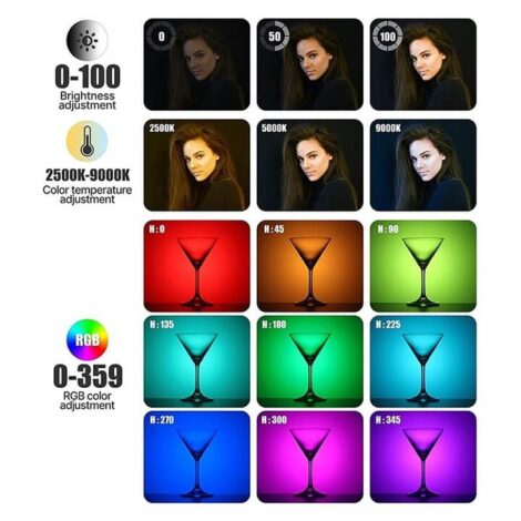 [41] Đèn LED Ulanzi VIJIM VL120 RGB Pin 3100MAh - Metroshop
