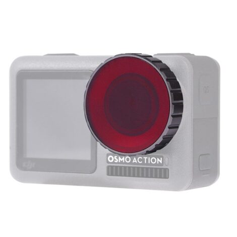[381] Filter màu Osmo Action 1 đi bơi hoặc lặn Puluz ( đỏ ) - Metroshop