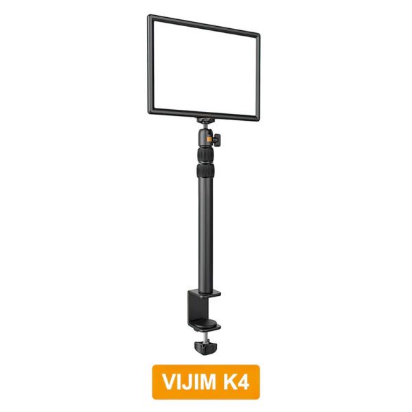 [195] Giá đỡ kèm đèn LED Livestream kẹp cạnh bàn Ulanzi VIJIM K4 - Metroshop