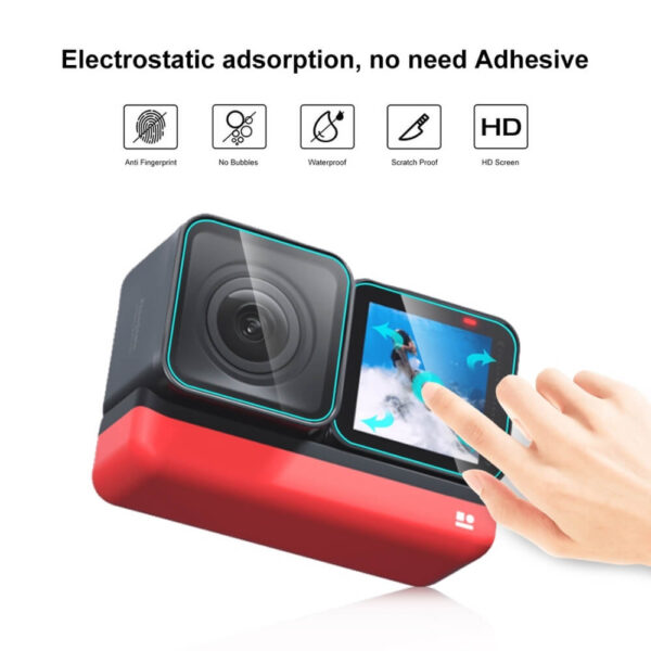 [232] Cường lực insta360 One RS Puluz 3 in 1 - Metroshop