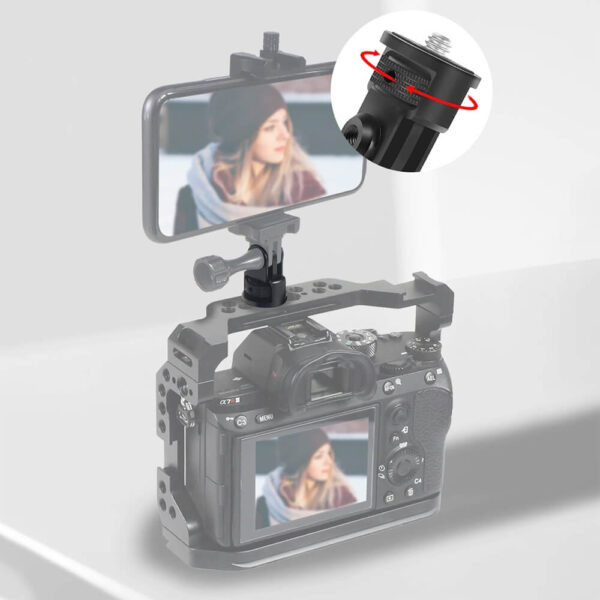 [293] Mount gắn GoPro lên khung máy ảnh 1/4" Kingma - Metroshop