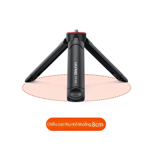 [207] Tripod mini kiêm tay cầm quay video UURIG TP-05 - Metroshop