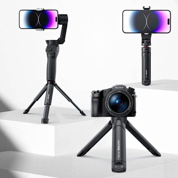 [207] Tripod mini kiêm tay cầm quay video UURIG TP-05 - Metroshop