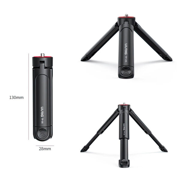 [207] Tripod mini kiêm tay cầm quay video UURIG TP-05 - Metroshop