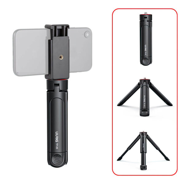 [207] Tripod mini kiêm tay cầm quay video UURIG TP-05 - Metroshop