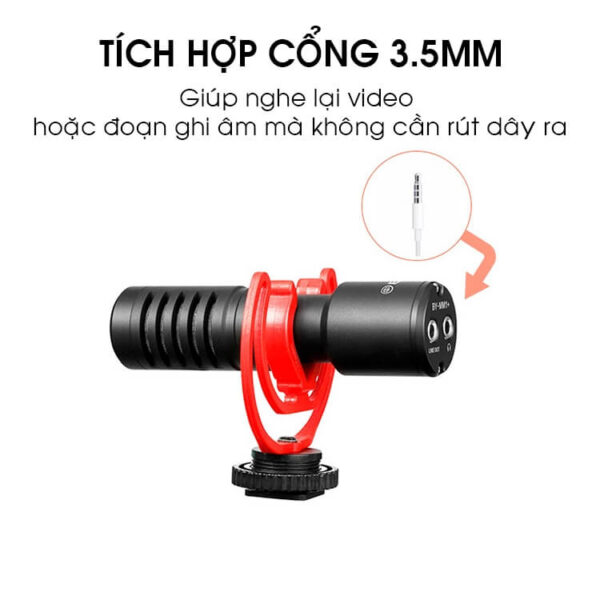 [238] Mic định hướng BOYA BY-MM1+ cho điện thoại và máy ảnh - Metroshop