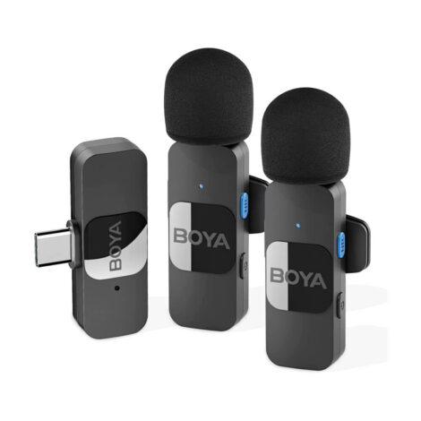 [360] Mic không dây 2 người cho điện thoại BOYA BY-V2 / V20 - Metroshop