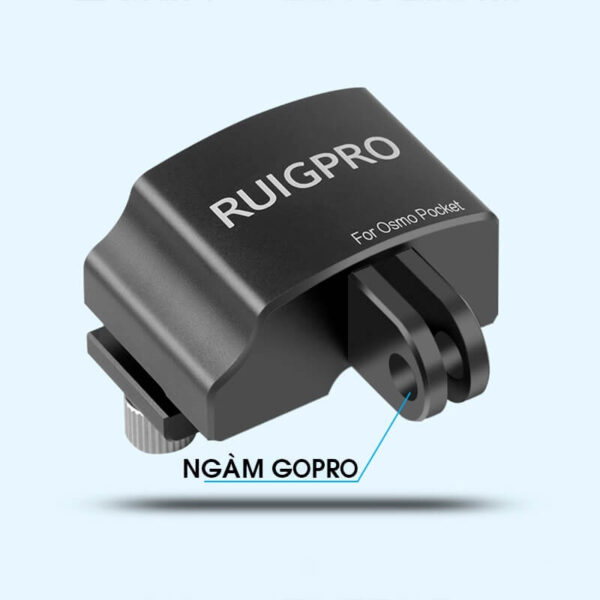 [201] Mount gắn Osmo Pocket 2 / 1 RUIGPRO CNC - Metroshop