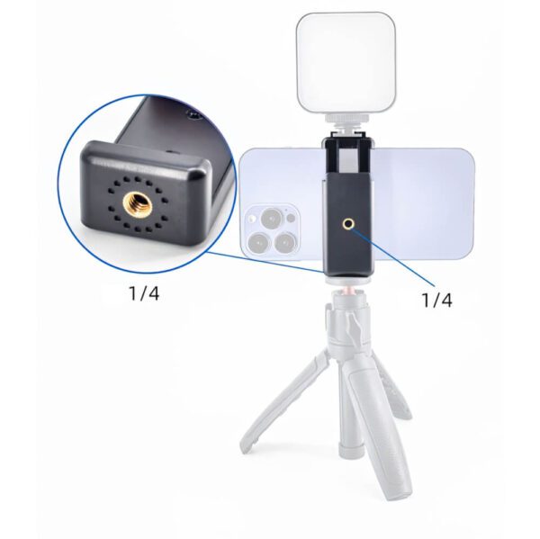 [143] Khung kẹp gắn điện thoại lên Tripod Puluz - Metroshop