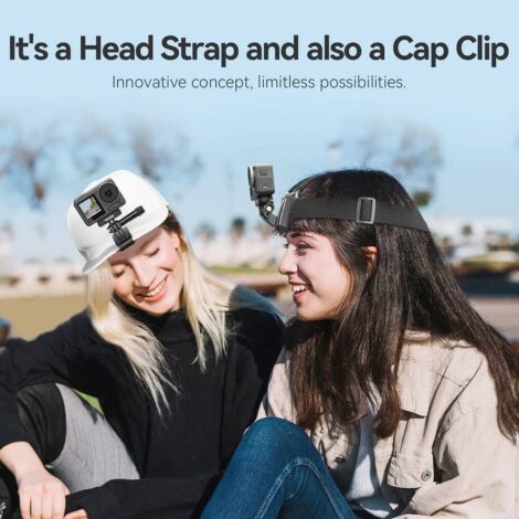 [276] Dây đeo đầu GoPro và Action Cam 2 in 1 Telesin - Metroshop