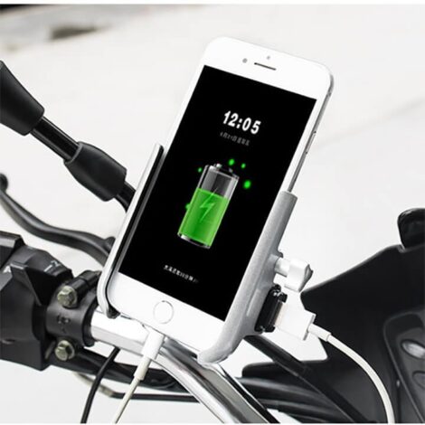 [452] Giá đỡ điện thoại trên xe mô tô và xe đạp Motowolf - Metroshop