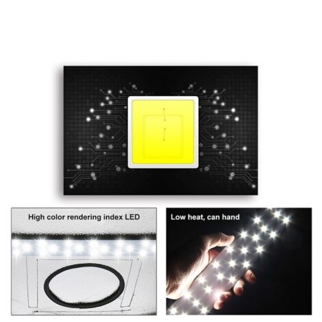 [682] Hộp chụp sản phẩm 60x60 cm tích hợp đèn LED cao cấp - Metroshop