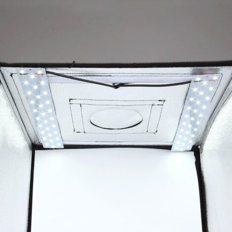 [682] Hộp chụp sản phẩm 60x60 cm tích hợp đèn LED cao cấp - Metroshop