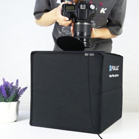 [396] Hộp chụp ảnh sản phẩm 30x30cm có đèn LED Puluz - Metroshop