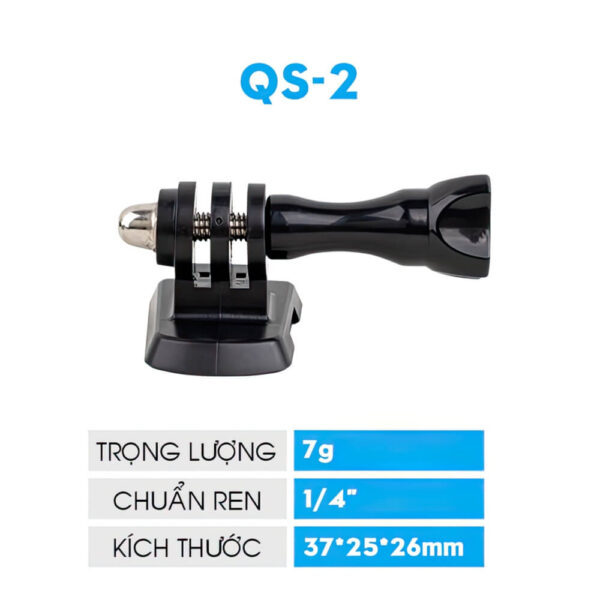 [596] Ngàm thao tác nhanh gắn Tripod Xiletu Q-1 / Q-2 - Metroshop