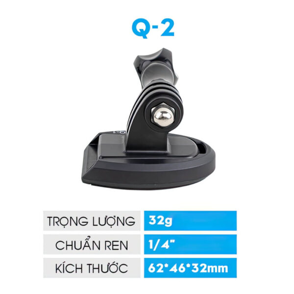 [596] Ngàm thao tác nhanh gắn Tripod Xiletu Q-1 / Q-2 - Metroshop