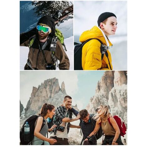 [190] Mount gắn GoPro và Action cam lên Balo hoặc đeo vai Balo Telesin - Metroshop