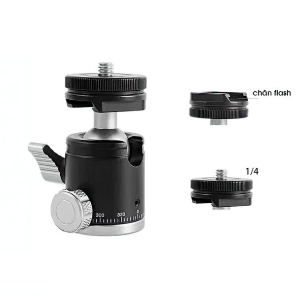 [355] Ball head mini gắn chân máy ảnh CRWJ - Metroshop