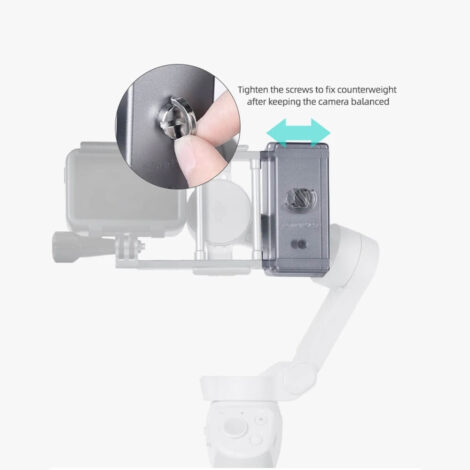 [898] Adapter gắn GoPro và Action Cam lên Gimbal Sunnylife - Metroshop