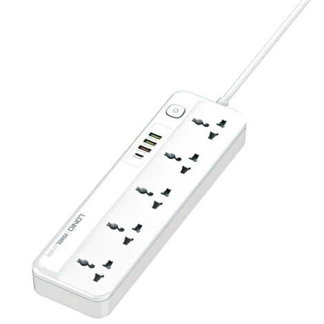 [383] Ổ điện đa năng 2500W PD 20W 3 USB LDNIO SC5415 - Metroshop