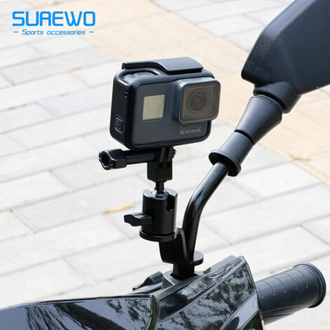 [932] Pat gắn GoPro / Action Cam chân kính xe máy Surewo - Metroshop