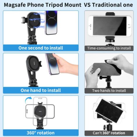 [170] Giá đỡ Magsafe iPhone gắn tripod VRIG MG-03 - Metroshop