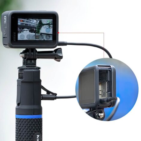 [244] Tay cầm GoPro - Action Cam tích hợp pin Kingma - Metroshop