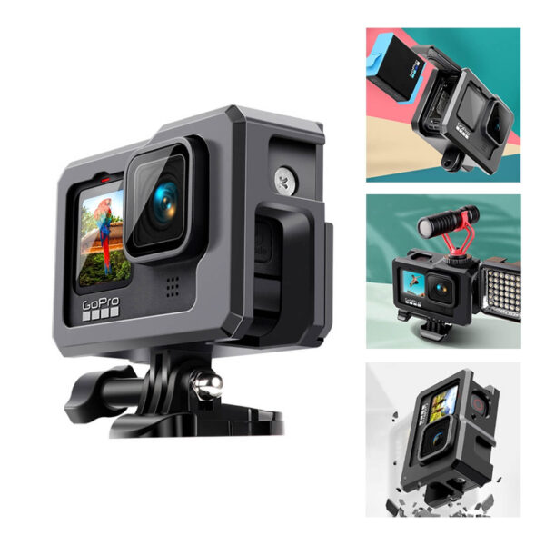 [923] Vỏ bảo vệ GoPro 12 / 11 / 10 / 9 nhôm CNC - Metroshop