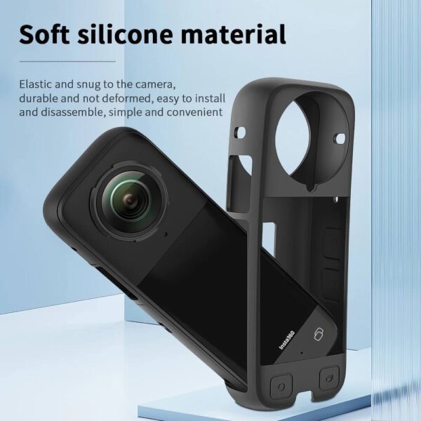 [959] Ốp bảo vệ insta360 X4 Cynova (Silicone) - Metroshop