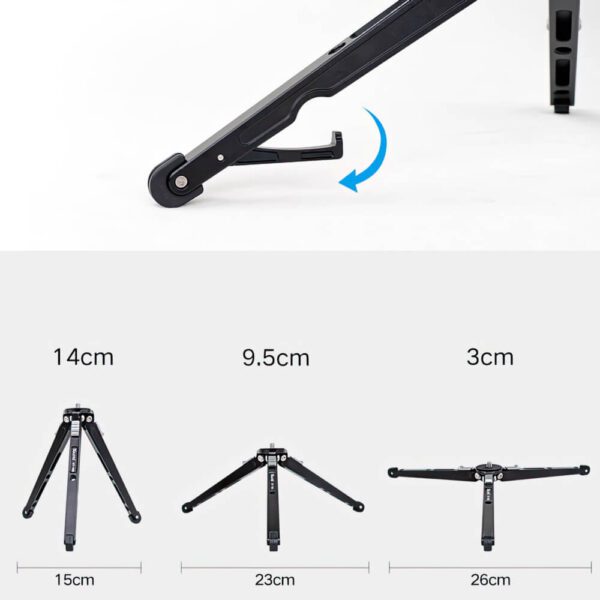 [286] Tripod mini Vlog cho máy ảnh Xiletu XT18S +MC22S - Metroshop