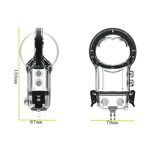 [255] Hộp chống nước insta360 X3 / One X2 Puluz - Metroshop