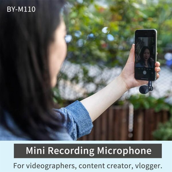 [924] Mic thu âm điện thoại cổng 3.5mm BOYA BY-M110 - Metroshop