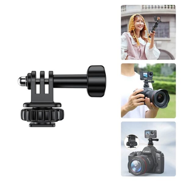 [723] Mount gắn GoPro - Action cam lên máy ảnh VRIG AC24 - Metroshop