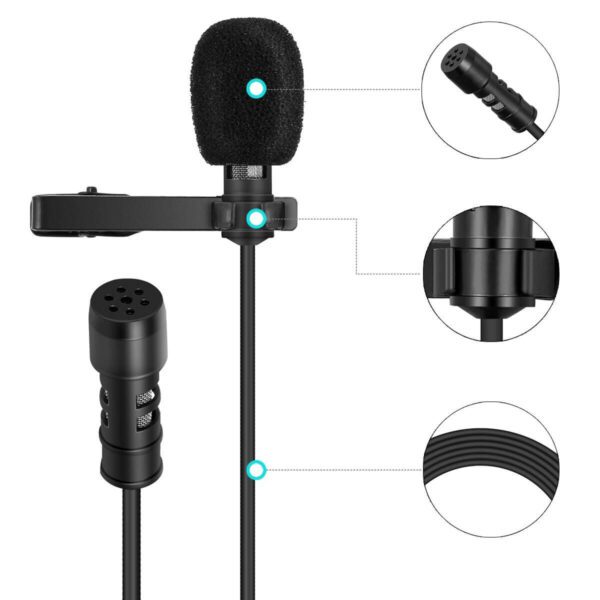 [676] Mic cài áo máy ảnh & GoPro Yanmai R955 (1.8m) - Metroshop