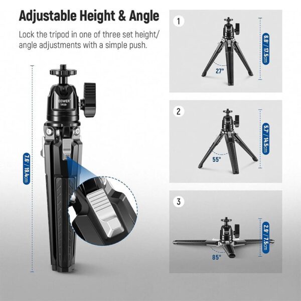 [823] Tripod mini máy ảnh và điện thoại NEEWER TP29 - Metroshop